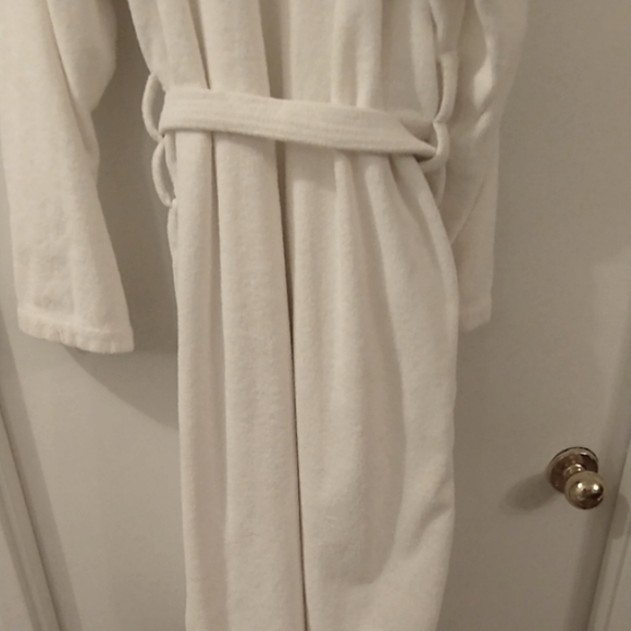 100% Plush Thick Cotton Terry 16 oz Robe and Slippers Set - Picture 9 of 14